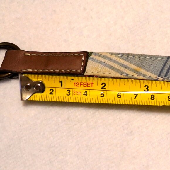 Women's Very thin J Crew madras D-Ring belt - Picture 2 of 2